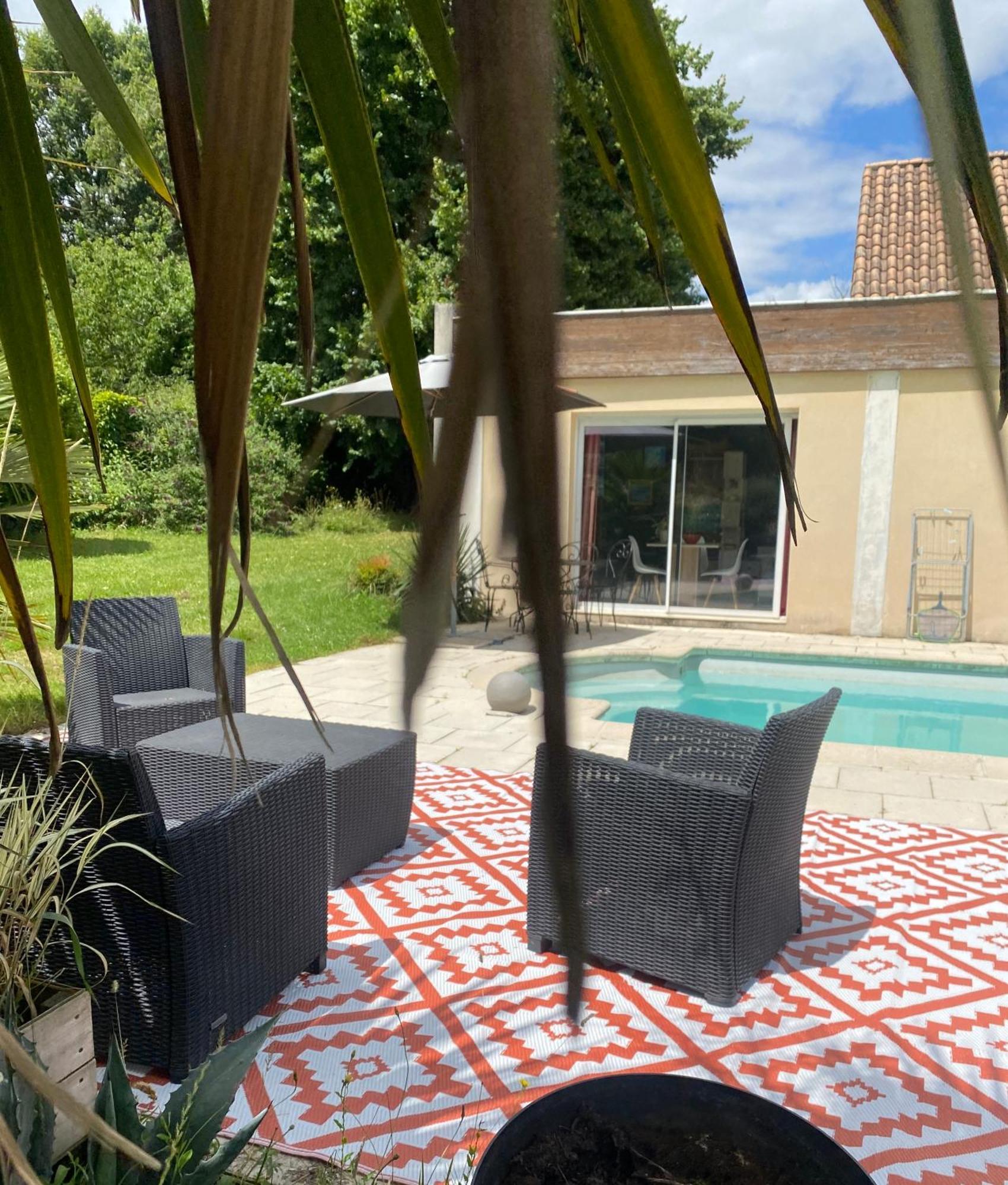 2/4 Pers-piscine-25mn Rocade Bordeaux Baron (Gironde)
